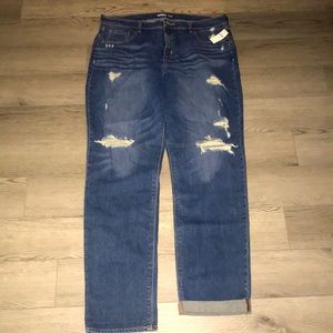 NWT Old Navy distressed boyfriend jeans